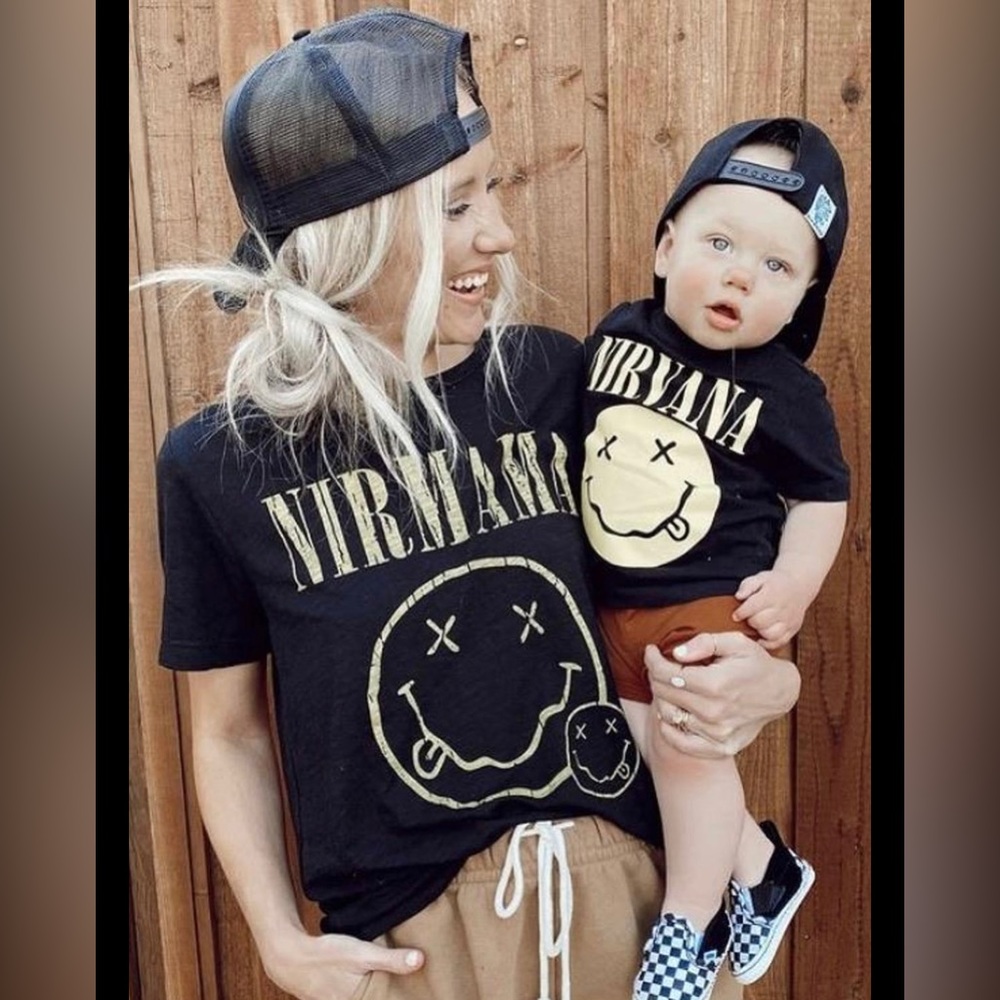 Hubs & Hers Nirvana “Nirmama” Band Tee